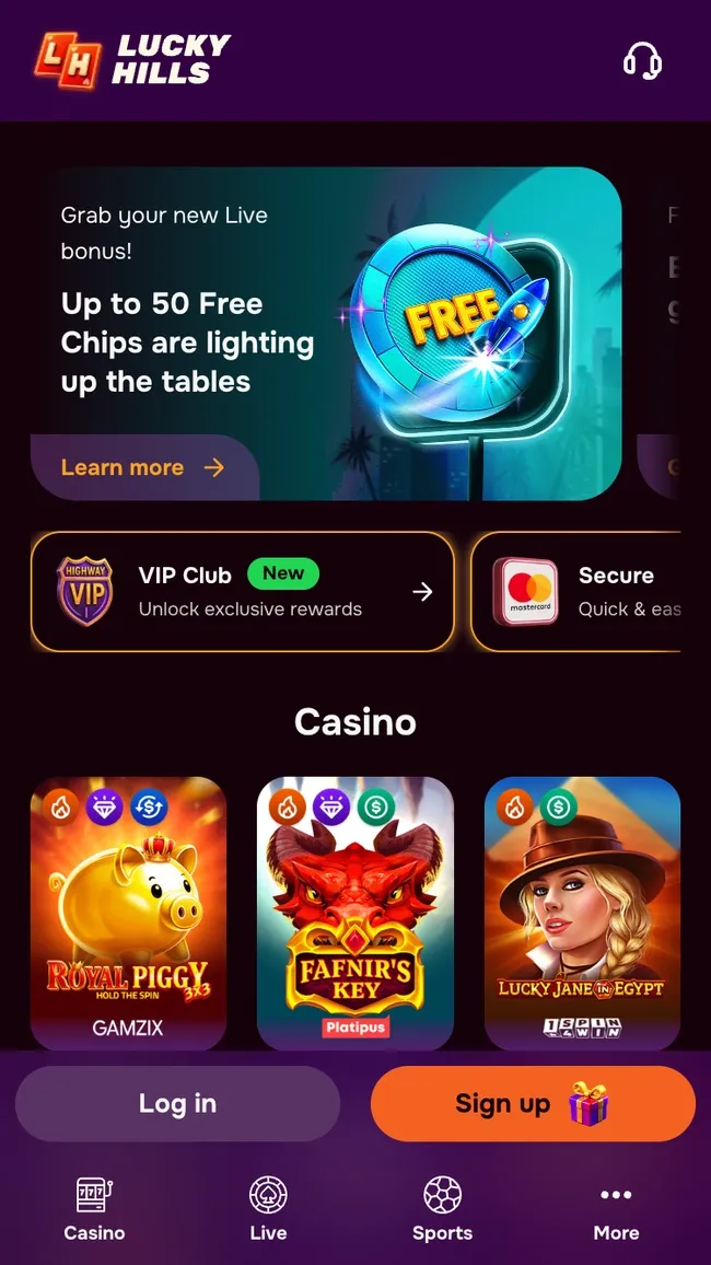 Luckyhills Casino
