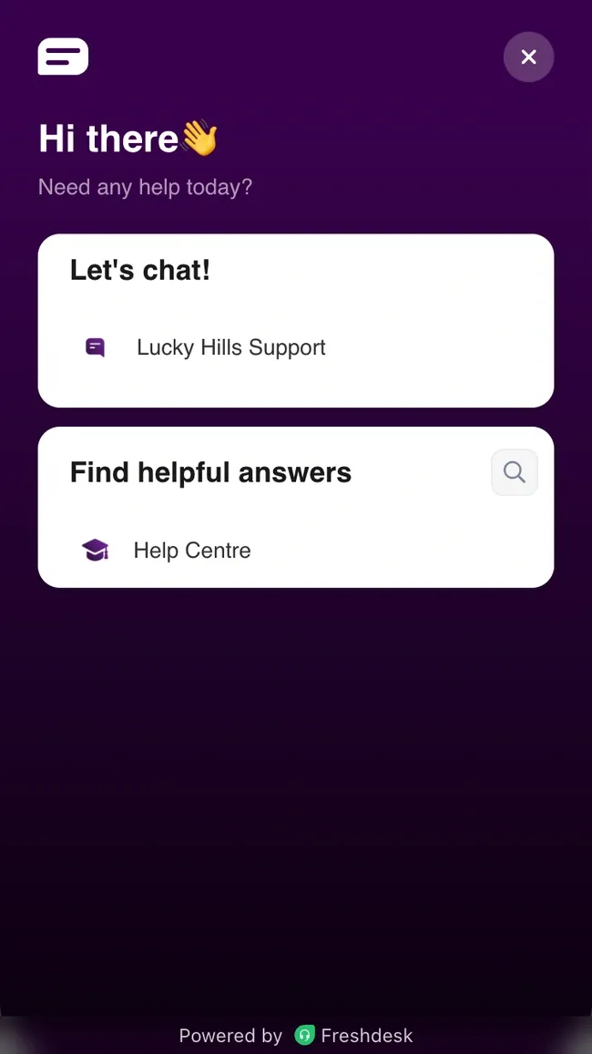 Luckyhills support